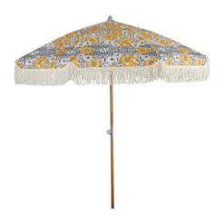 Brafab Sombrillas Y Parasoles|Protectores De Sol<Parasol Gatsby, Buttercup dot, Ø185 cm Beige