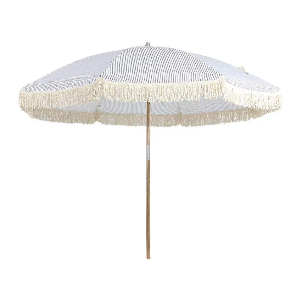 Brafab Sombrillas Y Parasoles|Protectores De Sol<Parasol Gatsby, Grey stripe, Ø256 cm Gris