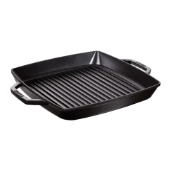 STAUB Sartenes De Parrilla Y Plancha|Sartenes Y Ollas De Hierro Fundido<Parrilla de hierro fundido Pure cuadrada negra, 33 cm Negro