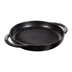 STAUB Sartenes De Parrilla Y Plancha|Sartenes Y Ollas De Hierro Fundido<Parrilla de hierro fundido Pure redonda negra, Ø22 cm Negro