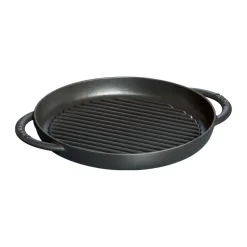STAUB Parrilla de hierro fundido Pure redonda negra, Ø26 cm Negro Hot