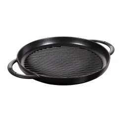 STAUB Sartenes De Parrilla Y Plancha|Sartenes Y Ollas De Hierro Fundido<Parrilla de hierro fundido Pure redonda negra, Ø30 cm Negro