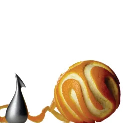 Alessi Exprimidores<Pelador de cítricos Apostrophe, Mattpolerat acero inoxidable GrisPlateado