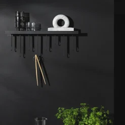 Design House Stockholm Percheros De Ropa Y Perchas|Percheros De Ropa Y Perchas<Percha Ateljé, Negro