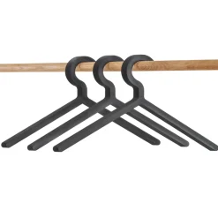 Woud Percheros De Ropa Y Perchas|Percheros De Ropa Y Perchas<Percha Illusion, 3-pack, Negro