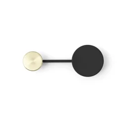 Audo Copenhagen Perchero Afteroom S, Latón- Negro Online