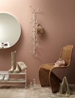 Maze Perchero Bill Vertical, Blanco Outlet