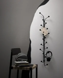Maze Perchero Bill Vertical, Negro Sale