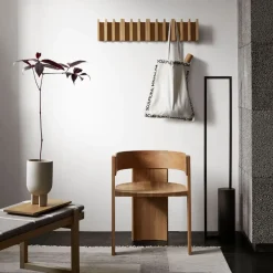 Kristina Dam Studio Perchero Column, Oak oiled Beige Hot