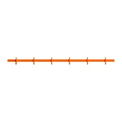 Relief Perchero con pomos medium 82 cm, Naranja Clearance