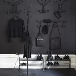 Maze Percheros De Ropa Y Perchas|Percheros De Ropa Y Perchas<Perchero de pared Bill XS, Negro