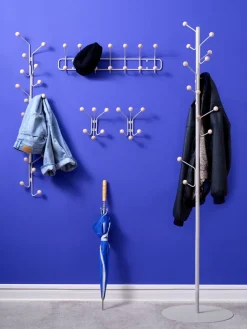 Maze Percheros De Ropa Y Perchas|Percheros De Ropa Y Perchas<Perchero de pared Bill XS, Greige Gris