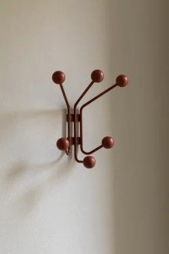 Maze Percheros De Ropa Y Perchas|Percheros De Ropa Y Perchas<Perchero de pared Bill XS, Cinnamon Marrón