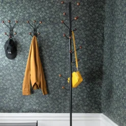Maze Perchero de pared Bill XS, negro-marrón oscuro MarrónNegro Clearance