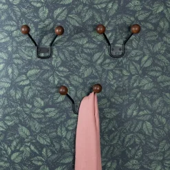 Maze Perchero de pared Bill XXS, negro-marrón oscuro MarrónNegro Sale