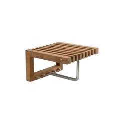 Fritz Hansen Estantes Percheros|Estantes Percheros<Perchero de pared Cutter mini , Teca Marrón