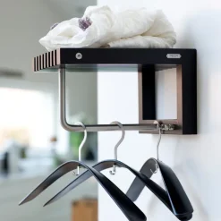Fritz Hansen Estantes Percheros|Estantes Percheros<Perchero de pared Cutter mini , Teca Marrón