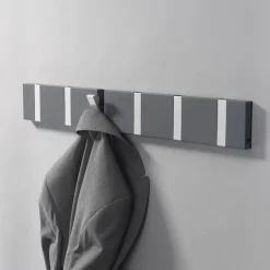 LoCa Percheros De Ropa Y Perchas|Percheros De Ropa Y Perchas<Perchero de pared Knax 40 cm, blanco-gris GrisBlanco
