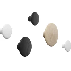 Muuto Colgadores Y Ganchos|Colgadores Y Ganchos<Perchero de pared The Dots, , pequeño Negro