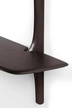 Ethnicraft PI escritorio de pared, Madera de caoba dark brown, 140x48 cm Marrón New