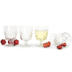 Sagaform Vasos De Plástico<Picknick Juni 4 Vasos, 30 cl Transparente
