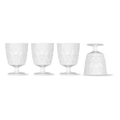 Sagaform Picknick Juni 4 Vasos, Blanco Discount