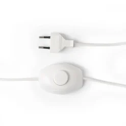 HKliving Pie de lámpara Cone XL, Cream Blanco Hot