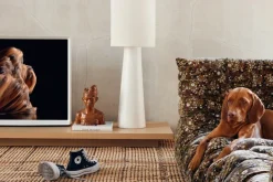 HKliving Pie de lámpara Cone XL, Cream Blanco Hot