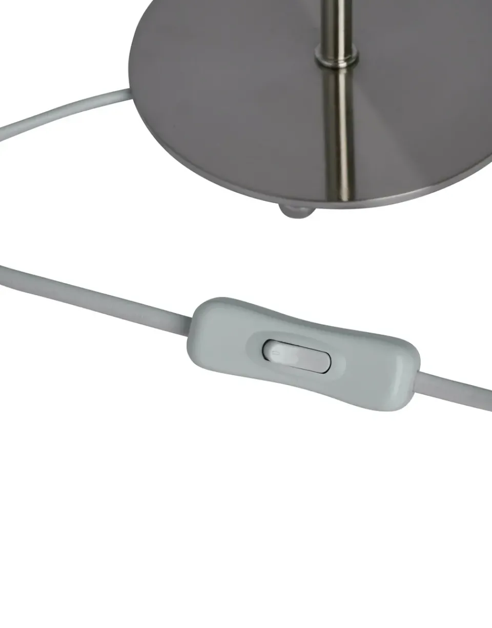 Watt & Veke Pie de lámpara de mesa Line 45, Matt chrome Plateado Sale