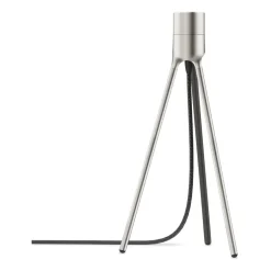Umage Pies De Lámparas<Pie de lámpara de mesa Tripod, acero cepillado Plateado