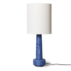 HKliving Pie de lámpara Retro gres, Blue Azul Online