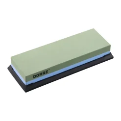 Dorre Piedra de afilar Suri con base de goma 18x6x3 cm, 1000/3000 granos VerdeAzul