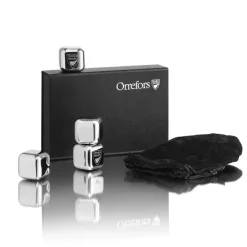 Orrefors Piedras para whisky City, acero inoxidable Plateado Outlet