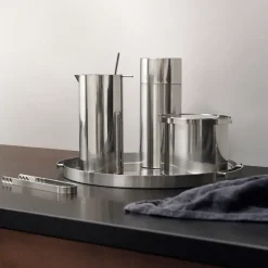 Stelton Utensilios De Vino Y Bar<Pinzas para hielo AJ cylinda-line, inoxidable Plateado