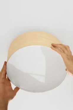 Scandi Living Plafones<Plafón Fair Ø30 cm, Fresno Beige