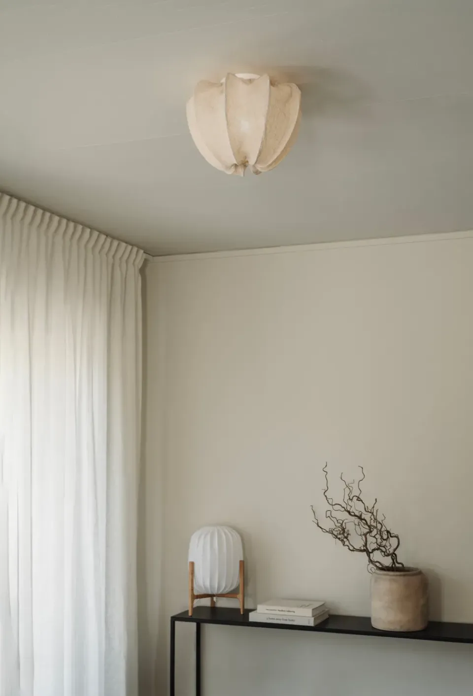 Watt & Veke Plafones<Plafón mini Anna Ø30 cm, Natural linen Beige