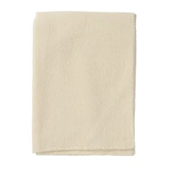 Klippan Yllefabrik Mantas De Lana<Plaid de lana Bouclé 140x200 cm, Cream Blanco