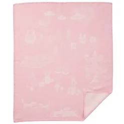 Klippan Yllefabrik Mantas Infantiles|Mantas Infantiles<Plaid infantil Little Bear, Rosa
