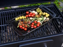 STAUB Barbacoas|Detalles De Jardín Y Accesorios De Exterior<Plancha Teppanyaki con asas 38x25 cm, Negro