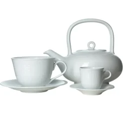 Rörstrand Platos Para Tazas<Platillo Ø18 cm Swedish Grace, nieve Blanco