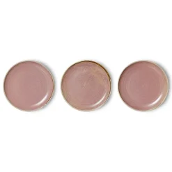 HKliving Platillo Home Chef side plate Ø20 cm, Rustic pink Rosa Online