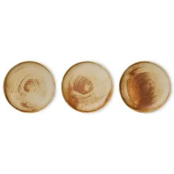 HKliving Platillo Home Chef side plate Ø20 cm, Rustic cream-brown Marrón New