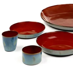 Serax Platos Hondos<Platillo Terres de Rêves 17,5 cm, Rust-smokey blue Rojo