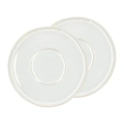 Villa Collection Platos Para Tazas<Platillos de té Styles Ø13 cm, 2-pack, Cream white Blanco
