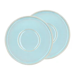 Villa Collection Platillos de té Styles Ø13 cm, 2-pack, Light blue Azul Clearance