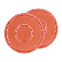 Villa Collection Platos Para Tazas<Platillos de té Styles Ø13 cm, 2-pack, Amber Naranja