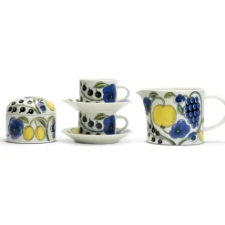 Arabia Tazas De Té|Platos Para Tazas<Plato Ø16,5 cm para taza de té 28 cl Paratiisi, azul AzulAmarillo