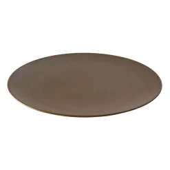 Aida Platos Llanos<Plato Ceramic Workshop Ø26 cm, Chestnut-matte brown Marrón