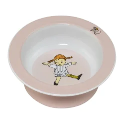 Rätt Start Platos De Plástico<Plato con ventosa Pippi Cirkus Ø15,5 cm, Rosa Multi