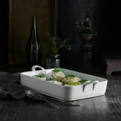 Pillivuyt Fuentes De Horno<Plato de lasaña con asas Toulouse, Blanco